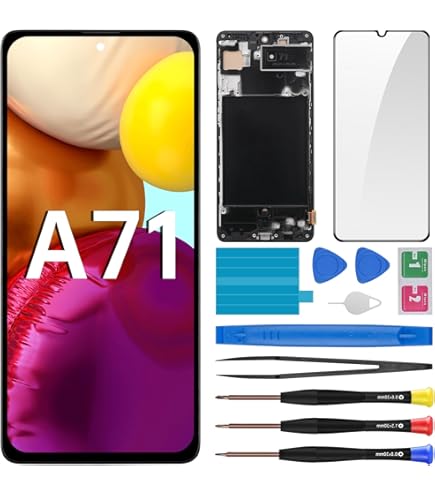 Amazon.com: A-MIND for Samsung Galaxy A71 A715 (TFT with Frame